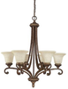 3046DS-265 Mid. Chandeliers-Glass Up - 782871 - Capital Lighting, Inc.