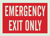 Glow-in-the-Dark Exit & Directional Sign - 90944 - Brady Corporation