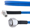 Low PIM 4.3-10 Male to RA QMA Male Plenum Cable SPP-250-LLPL Coax in 12 Inch and RoHS with LF Solder - FMCA1801-12 - Fairview Microwave Inc.
