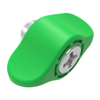 Captive Screw, M3 X 0.5 Thread, Flare-in, Phillips Recess, Wing Knob, Green -- 4C-PH-M3-1F1-W014 - Image
