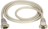 10-ft RS232 Shielded Cable Metal Hood DB9 Male/Female -- EDN12H-0010-MF - Image