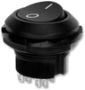 Switch, Rocker, Dpdt, 10A, 125Vac, Black; Switch Operation E-Switch - 15N8790 - Newark, An Avnet Company