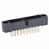 22+22 Pos. Male DIL Vertical Throughboard Conn. No Jackscrews - M80-5214422 - Harwin Plc