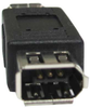 IEEE-1394 FireWire(r) 6-pin Female to 6-pin Female Adapter - FW16-01 - SFCable.com