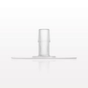 Bag Port Flange with Flat Plate, Barbed, Natural -- 61573 - Image