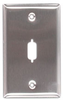 Single DB9 / DB15HD D-Sub Wall Plate - 85-251 - Computer Network Accessories, Inc.