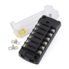 Blue Sea Systems 5035 ST Blade Fuse Block, 6 Independent Circuits with Cover -- 78156 - Image