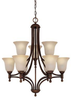 4359BB-252-GU Mid. Chandeliers-Glass Up - 429951 - Capital Lighting, Inc.
