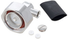 Right Angle 7/16 DIN Male (Plug) Low PIM Connector for SPP-250-LLPL Cable, Solder -- TC-SPP250-716M-RA-LP - Image
