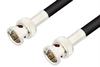 75 Ohm BNC Male to 75 Ohm BNC Male Cable 24 Inch Length Using 75 Ohm RG59 Coax, RoHS - PE33188LF-24 - Pasternack