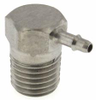 1/16-27 NPT Thread to Barb, Fixed Position Elbow -- MPAL-6 - Image