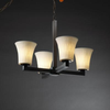 POR-8820-20-OVAL-DBRZ Mid. Chandeliers-Glass Up - 750683 - Capital Lighting, Inc.