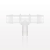 T Connector, Barbed, Natural - 61125 - Qosina Corp.