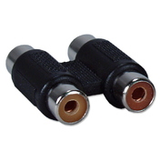 Dual RCA Female to Female Coupler