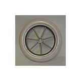315mm WHEEL GREY INDUSTRIAL SPOKE CT. 1 1/4" BORE -- ATV9338