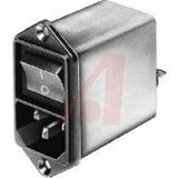 AC LINE FILTERS WITH ON/OFF SWITCH, 2 POLE, 4A MEDICAL -- 4302.5335