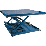 Low Profile, Hydraulic Lift Table -- EHLTX Series