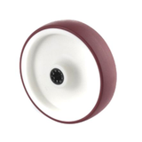 Trolley Wheels -- UAR160x40-Ø20 HL58 red