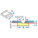 Katbak Ceramic Weld Backing -- 1G82-R