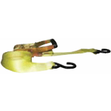 2” x 10’ Ratchet Tie Down w/ Vinyl Coated “S” Hooks -- 2x10RTDVCSH