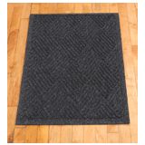 Waterhog&acirc;&cent; Entrance Mats - Rectangular 4' x 3' - Black -- FTG4BK