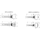 Immersion Heaters -- MTO-2 & EMTO-3 STYLES