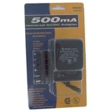 500mA CSA UL AC Adapter with Detach Plugs Universal AC-DC Converter -- 900-052