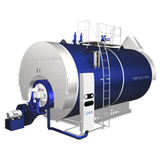 Oil/Gas-Fired Steam Boiler -- Aalborg 3-Pass