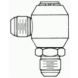 JIC to JIC Elbow 90° Live Swivel -- LS-2500-04-04