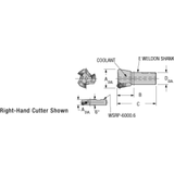 Excelerator Series End Mill -- WSRP-60000.6-RH