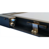 Rugged, 1U Rack Mount, Flip-up or Flip-down, Flat Panel LCD Monitor -- SlimLine Micro