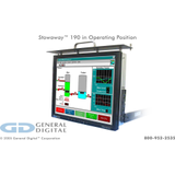 Commercial-grade, 2U Rack Mount, Flip-up, Flat Panel LCD Monitor -- Stowaway