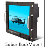 Saber RackMount 15.0"/19.0" Sunlight Readable NVIS-Compatible LCD Monitors