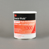 3M 1300 Neoprene High Performance Rubber and Gasket Adhesive Yellow 1 qt Can -- 7100025171