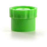 Fisnar QuantX™ 8001038 Syringe Barrel Flat-Base Tip Cap Green -- 8001038-50
