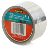 3M Scotch 3311 Foil Tape Silver 2 in x 10 yd Roll -- 7010334860