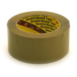 3M Scotch 375 Box Sealing Tape Tan 72 mm x 50 m Roll -- 7010334256