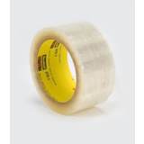 3M Scotch 375 Box Sealing Tape Transparent 48 mm x 50 m Roll -- 7000028907
