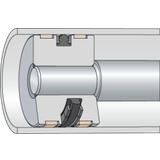 Piston Seals Incorporating Anti-Extrusion Rings