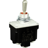 MICRO SWITCH TL Series Toggle Switch, 2 pole, 3 position, Screw terminal, Standard Lever, Military Part Number MS24524-27 -- 2TL1-7