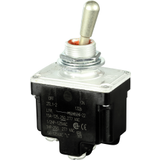 MICRO SWITCH TL Series Toggle Switch, 2 pole, 2 position, Screw terminal, Standard Lever, Military Part Number MS24524-22 -- 2TL1-2