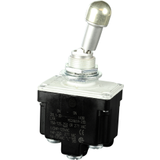 MICRO SWITCH TL Series Toggle Switch, 2 pole, 3 position, Screw terminal, Locking Lever, Military Part Number MS24659-23D -- 2TL1-3D