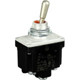 MICRO SWITCH TL Series Toggle Switch, 2 pole, 2 position, Screw terminal, Standard Lever, Military Part Number MS24524-23 -- 2TL1-3