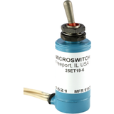 ET Series Toggle Switch, 1 pole, Electrically held- 2 position, Leadwire terminal, Standard Lever -- 25ET19-6