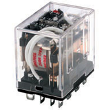 SZR-LY General Purpose Relay: Standard Relay; Plug-in/Solder Terminal; 4PDT; 24 Vdc -- SZR-LY4-1-DC24V