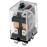 SZR-LY General Purpose Relay: Standard Relay; Plug-in/Solder Terminal; DPDT; 12 Vdc -- SZR-LY2-1-DC12V