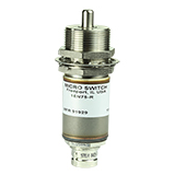 Environmentally sealed limit switch with Bottom Receptacle termination, Plunger actuation, DPDT Circuitry, 5 A (Resistive) ampere rating at 28 Vdc -- 1EN75-R