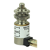 Environmentally sealed limit switch with Leadwire termination, Plunger actuation, DPDT Circuitry, 1 A (Resistive) ampere rating at 28 Vdc, Military Part Number MS27240-5 -- 602EN222-6