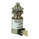 Environmentally sealed limit switch with Leadwire termination, Plunger actuation, DPDT Circuitry, 7 A (Resistive) ampere rating at 28 Vdc, Military Part Number MS27240-1 -- 602EN1-6