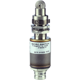 Environmentally sealed limit switch with Bottom Receptacle termination, Roller Plunger actuation, DPDT Circuitry, 4 A (Resistive) ampere rating at 28 Vdc -- 21EN9-R